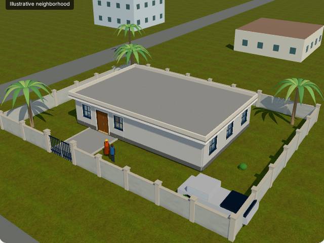 Villa plain-pied toit-terrasse